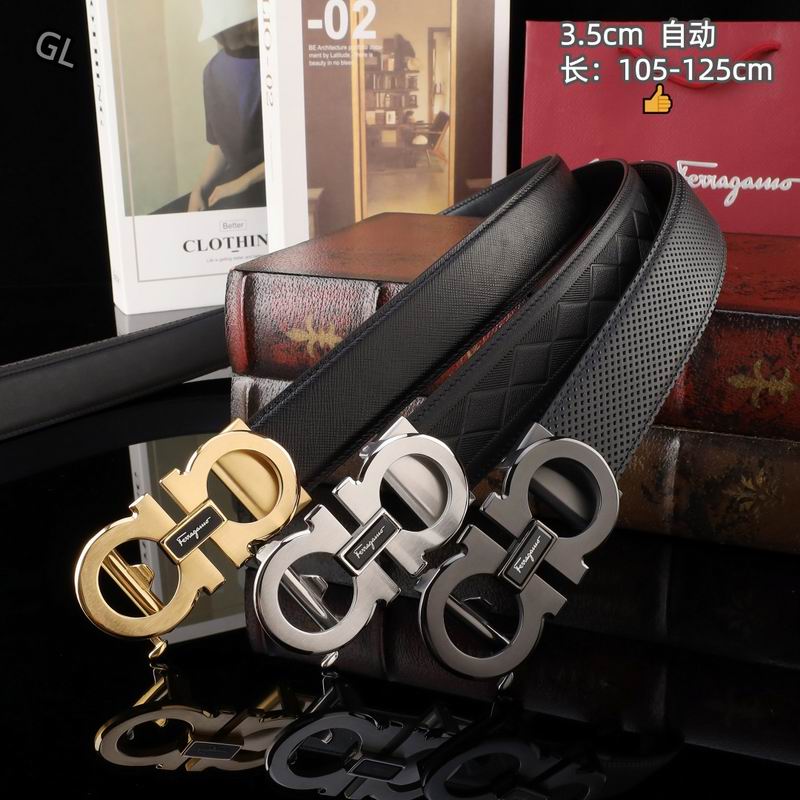 Ferragamo belt 35mmX105-125cm 8L281